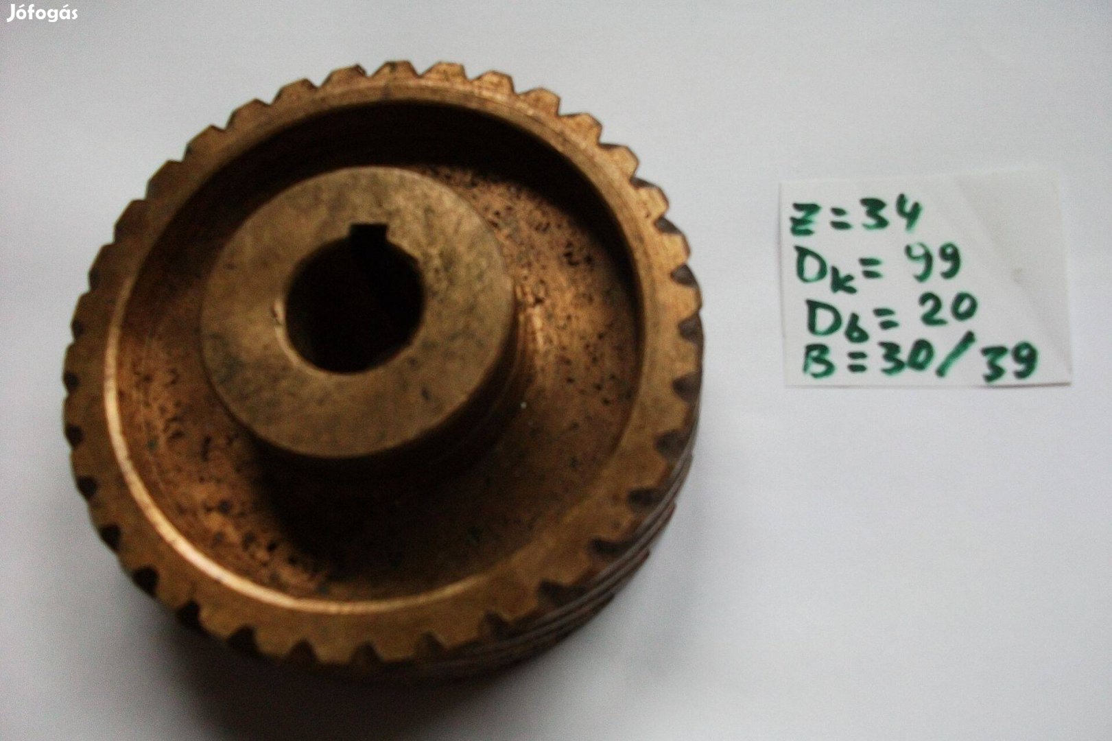 Bronz csavarkerék (kb. 1, 5 kg