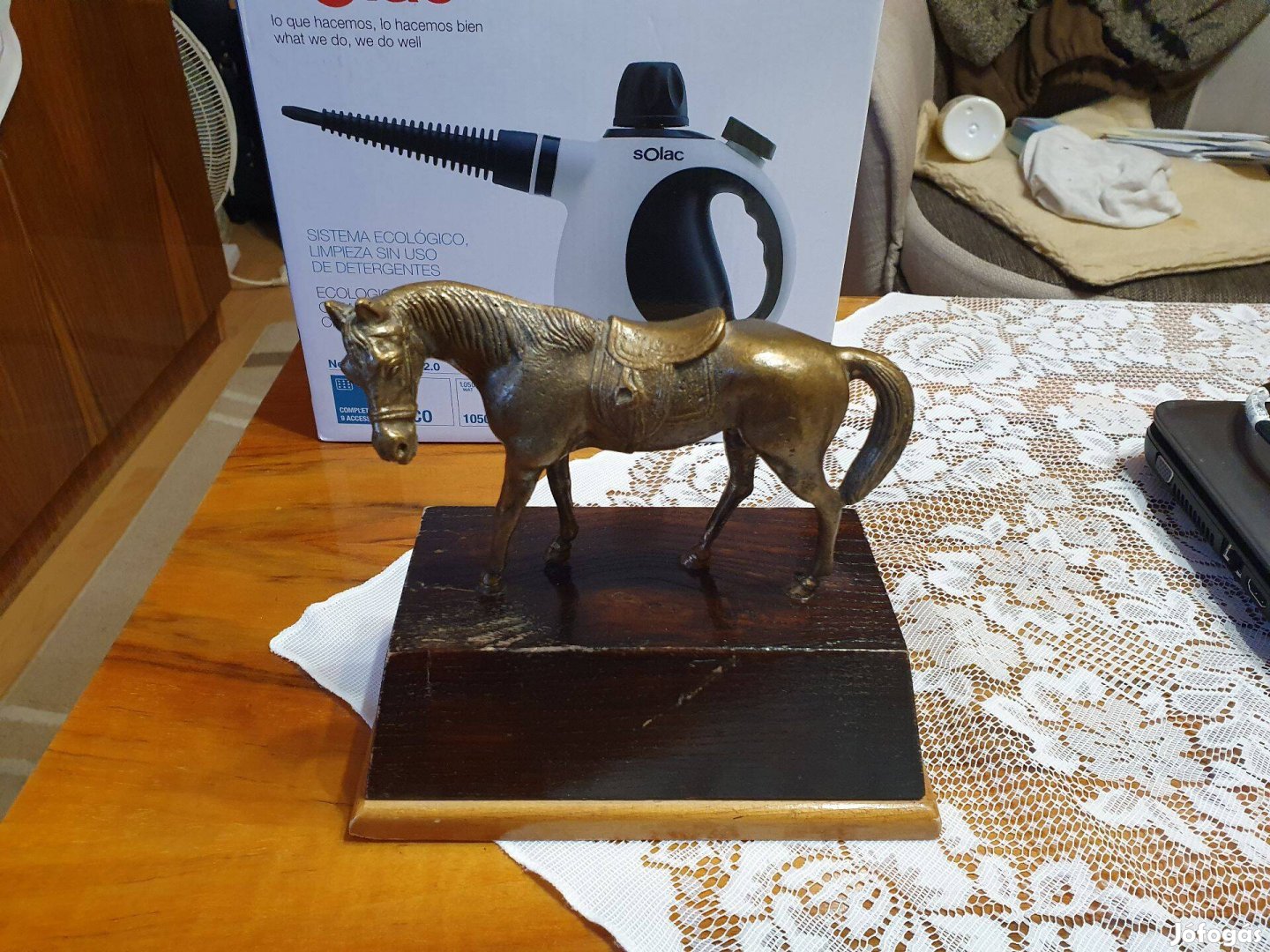 Bronz dísz ló szobor