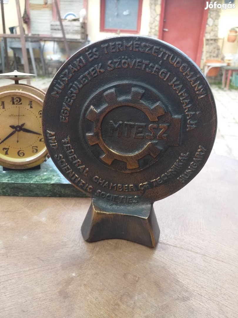Bronz nagy plakett