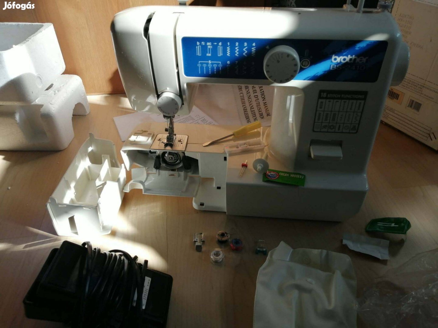 Brother BS-2410 varrógép Komplett gyári csomag, magyar