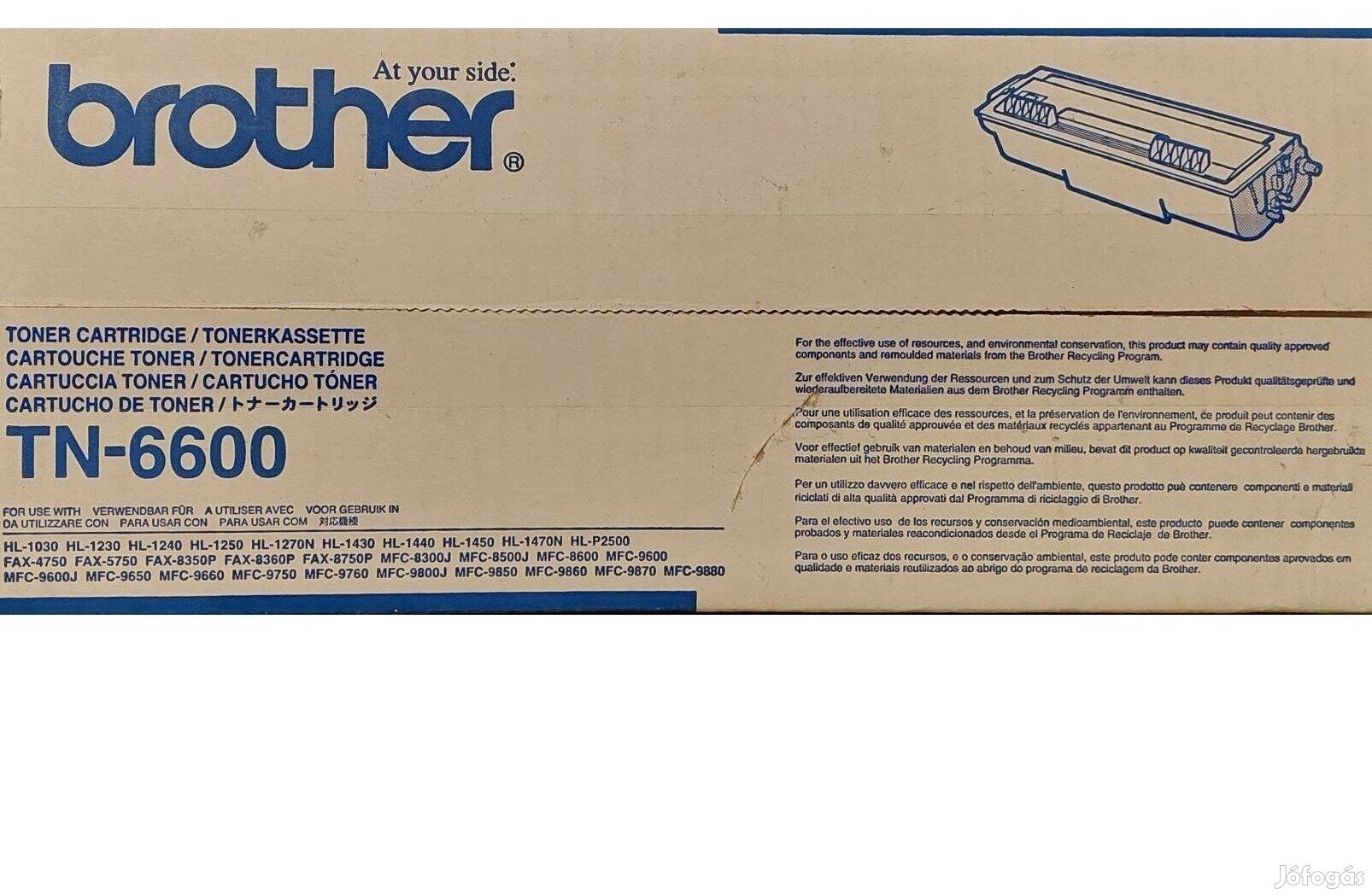 Brother TN-6600 új, eredeti, gyári toner / patron / cartridge