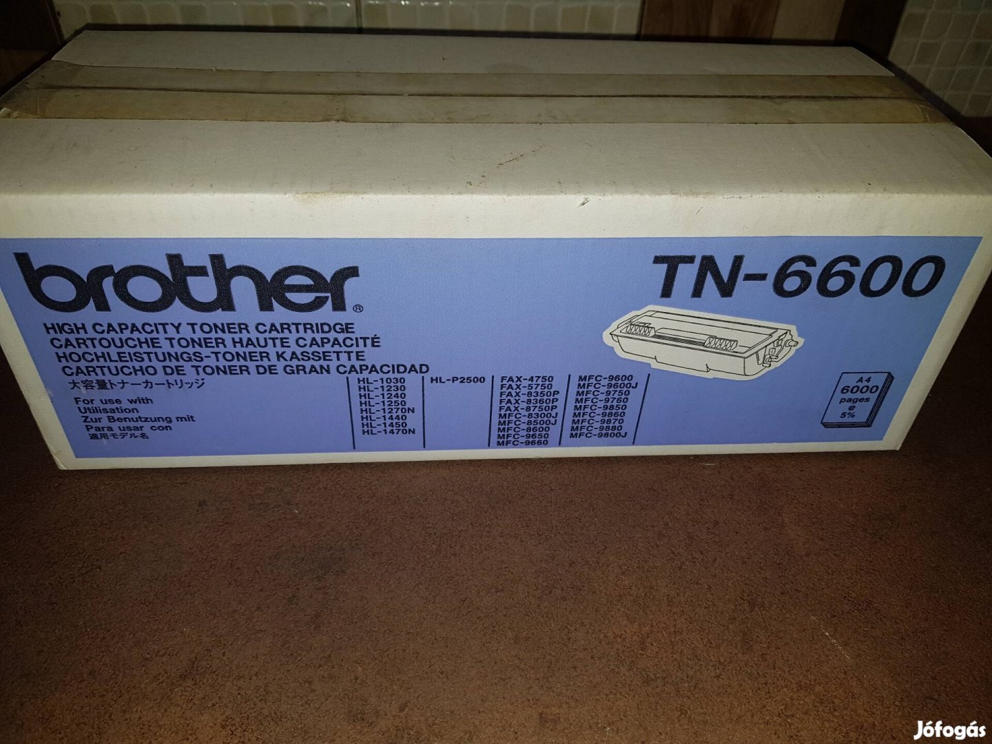 Brother tn-6600 lézernyomtató toner original új