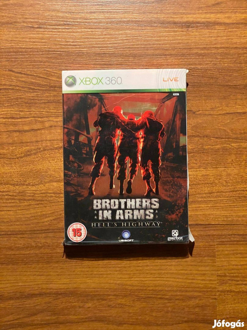 Brothers in Arms Hell's Highway fémdobozos eredeti Xbox 360 játék