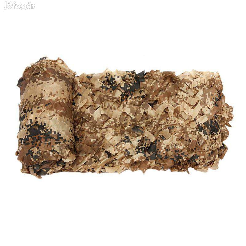 Brown Digital 3x2m álcaháló dekoráció, árnyékoló terep