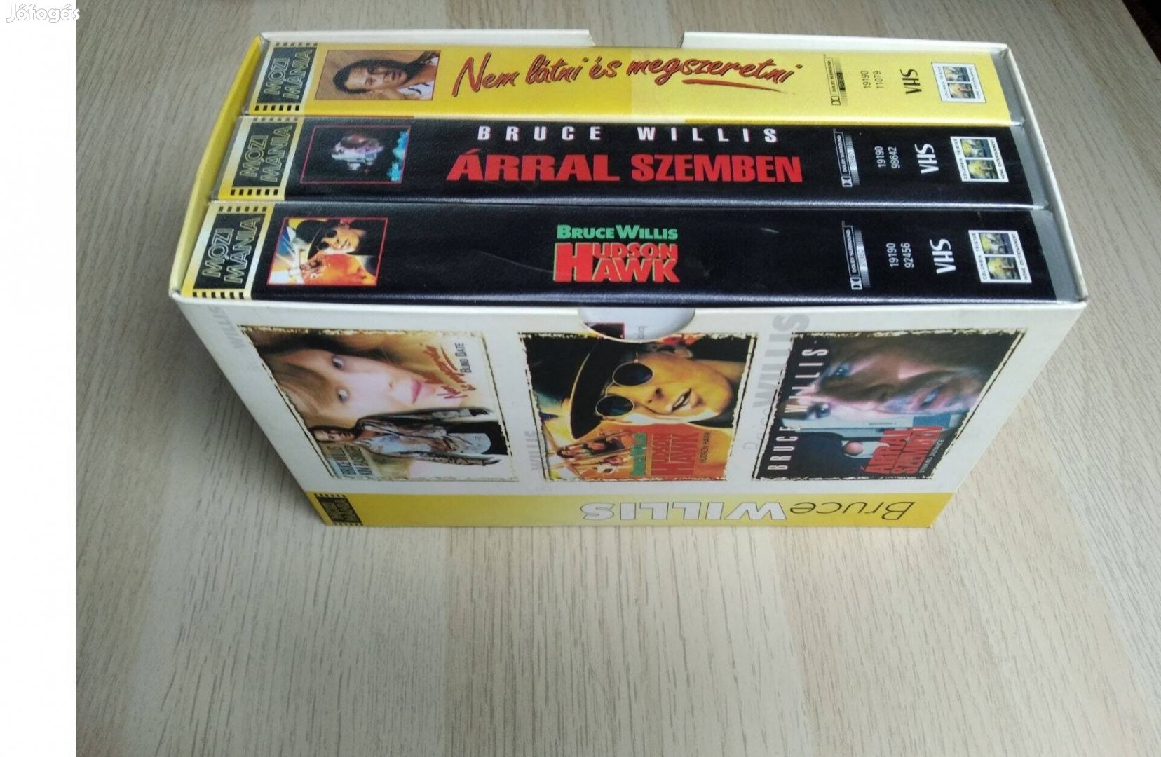 Bruce Willis - 3 darabos VHS Kazetta Box