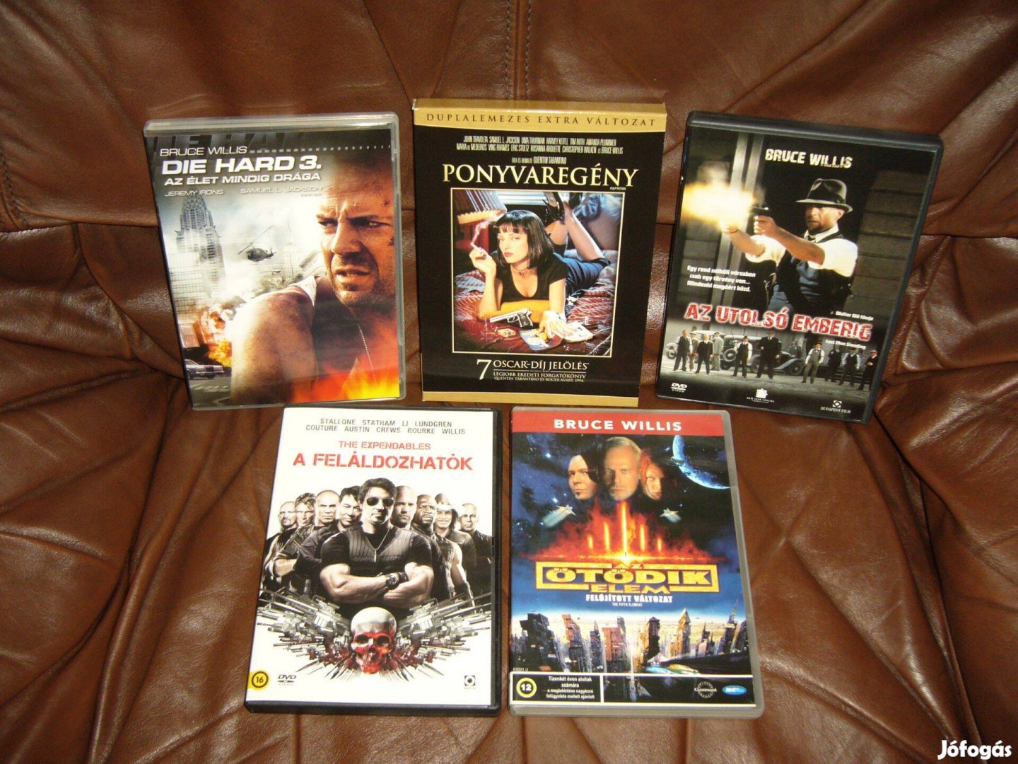 Bruce Willis . dvd , Laserdisc filmek . Cserélhető !