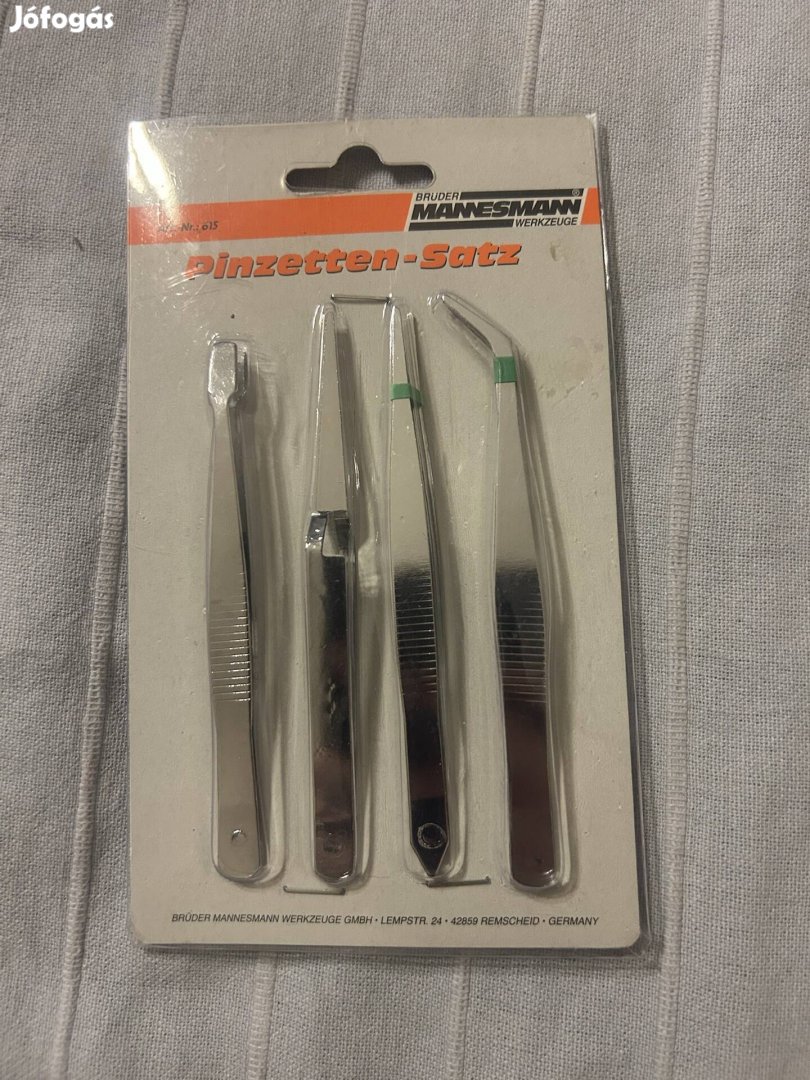 Bruder Mannesmann Pinzetten-Satz csipesz készlet.