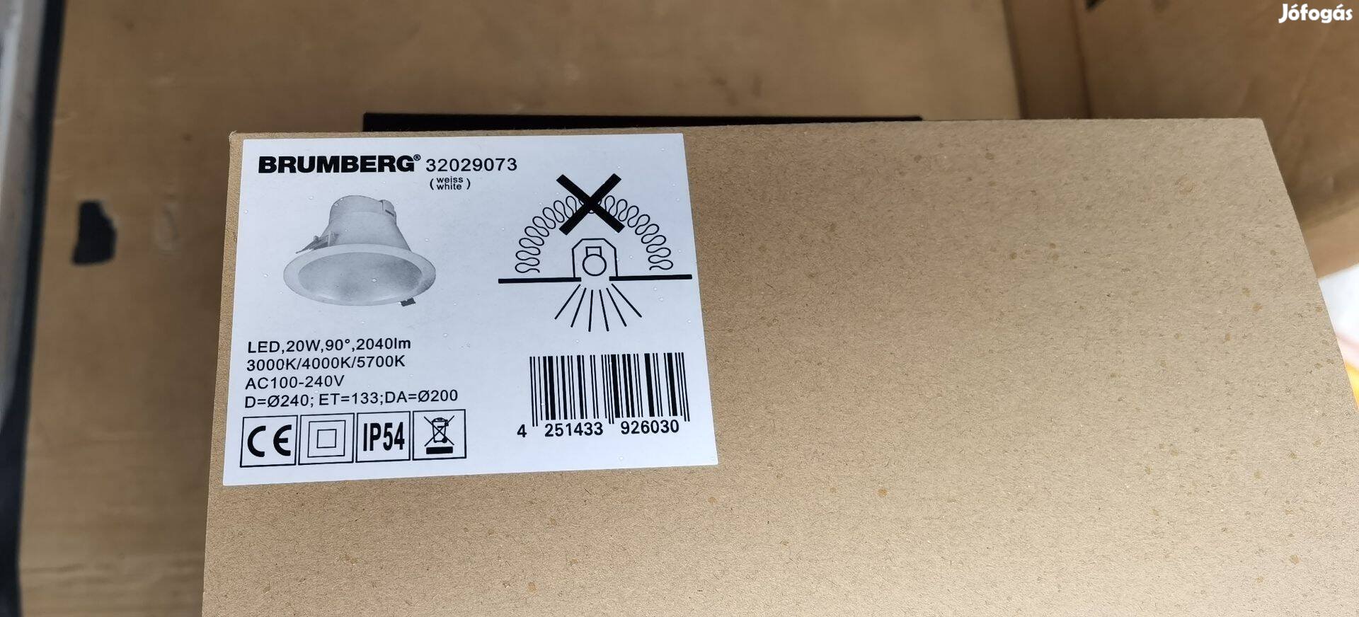 Brumberg LED-Spot lámpa, IP54, kapcsolható színhőmérséklet 32029073