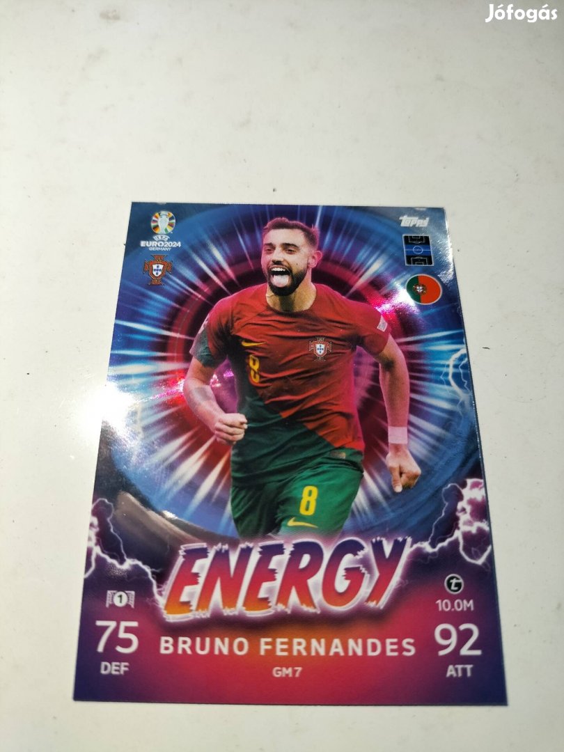 Bruno Fernande match attak euro2024  energy card