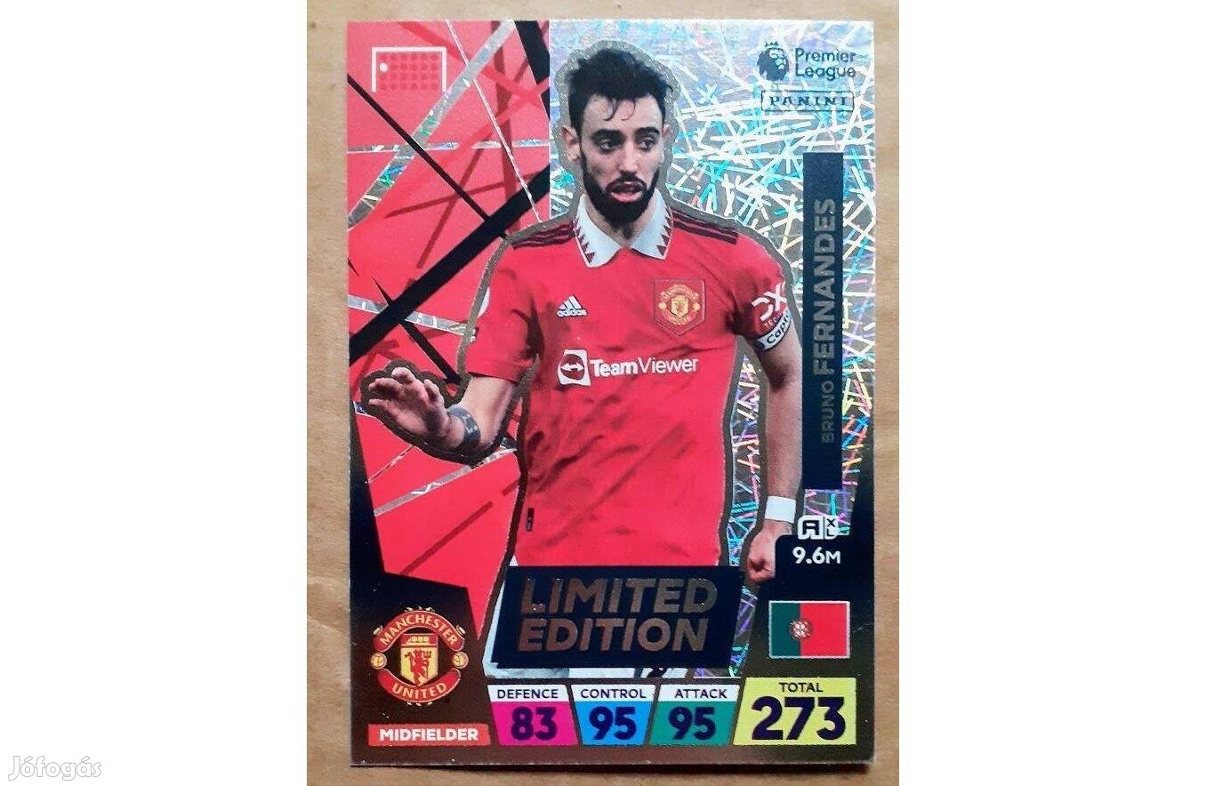 Bruno Fernandes Manchester United Limited focis kártya PL 2023