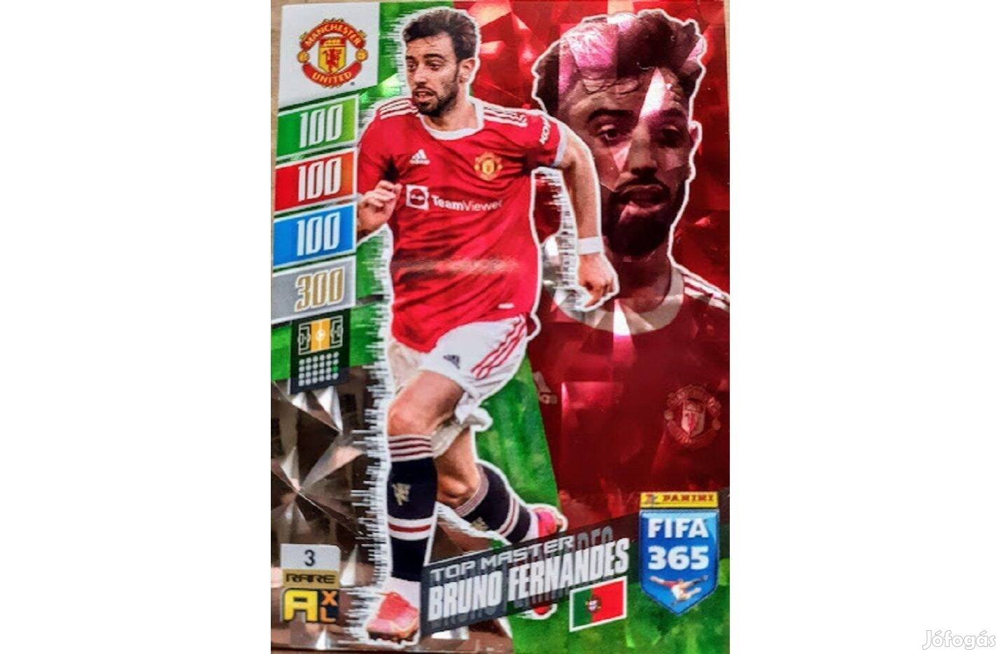 Bruno Fernandes Manchester United Top Master focis kártya