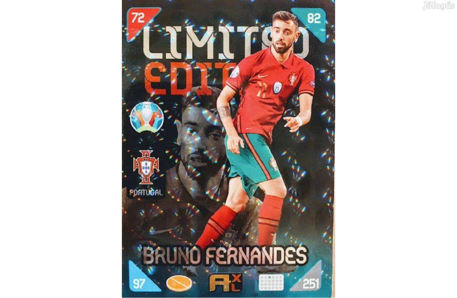 Bruno Fernandes Portugália Limited focis kártya Kick Off
