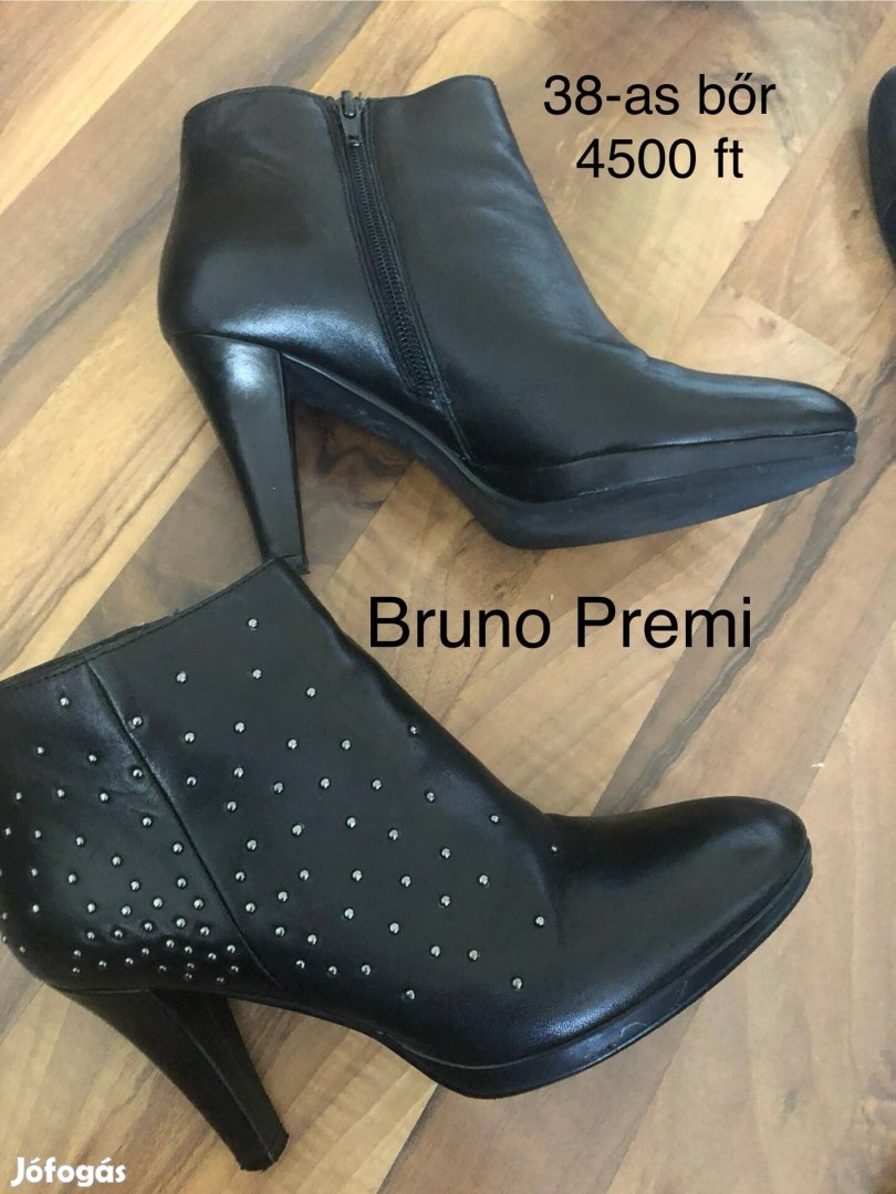 Bruno Premi 38-as bőr bokacsizma