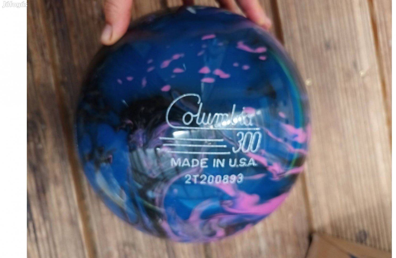 Brunswick (amerikai) bowling golyó dobozával, méret:8.32