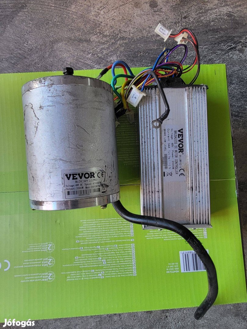 Brushless motor+vezérlő 2000w 48v