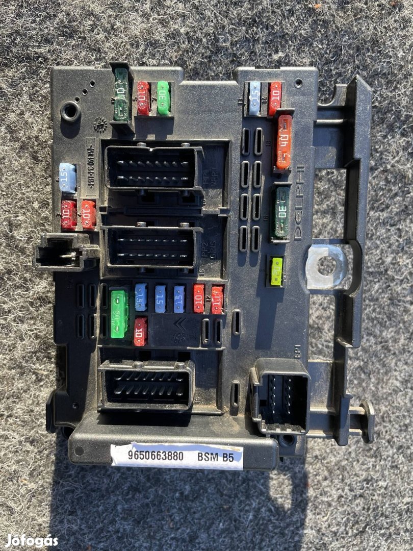 Bsm b5 b-5 b 5 modul biztosíték tartó tábla biztosítéktábla 