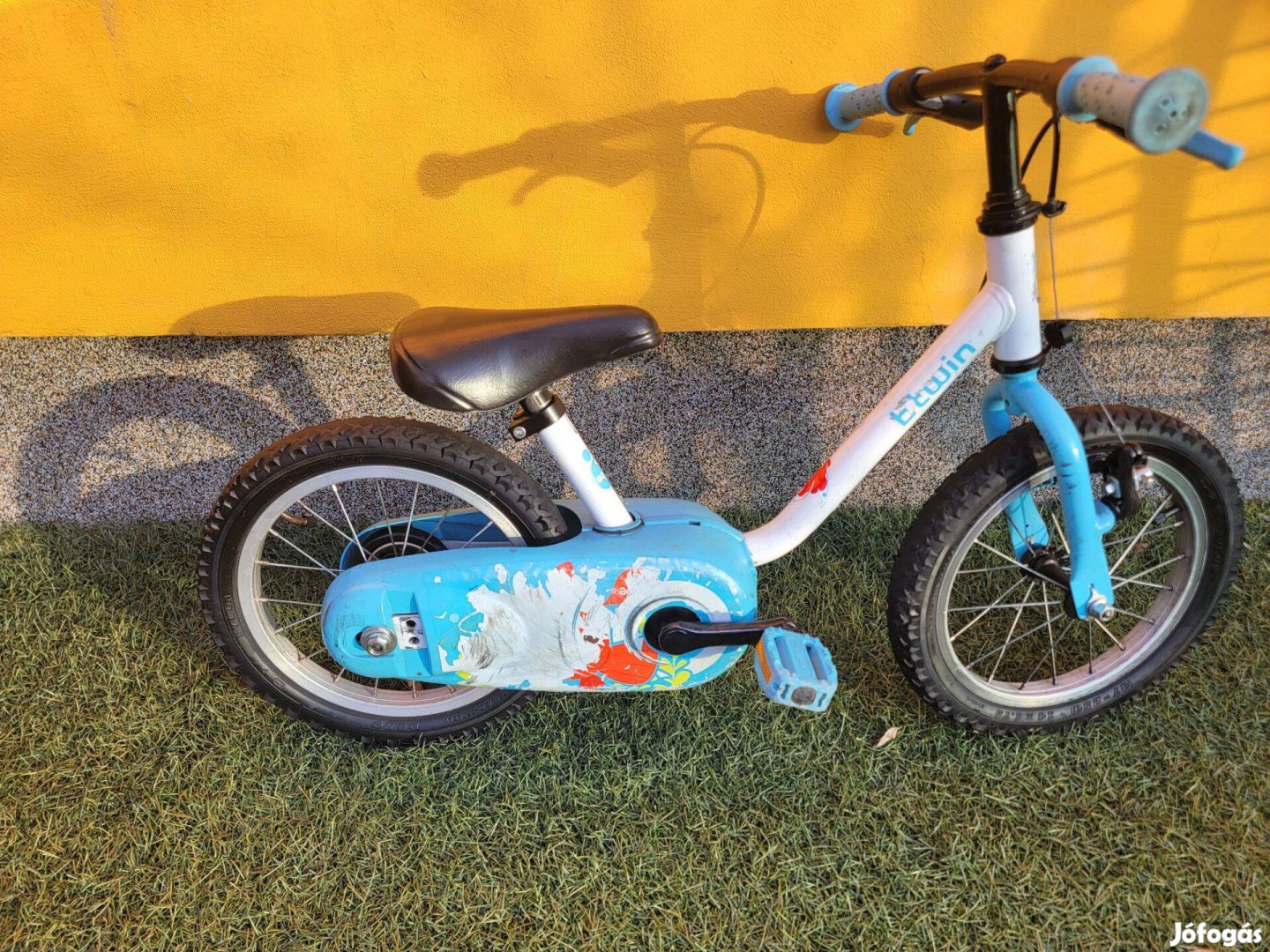 Btwin Btwin B Twin Decathlonos Aqua tipusú 14 gyerekbicikli