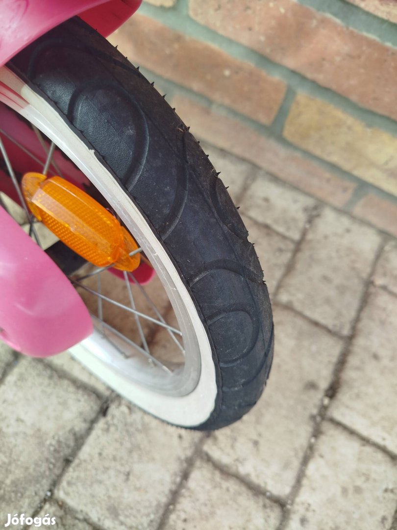 Btwin Dechatlon 14" kislány bicikli kerékpár 
