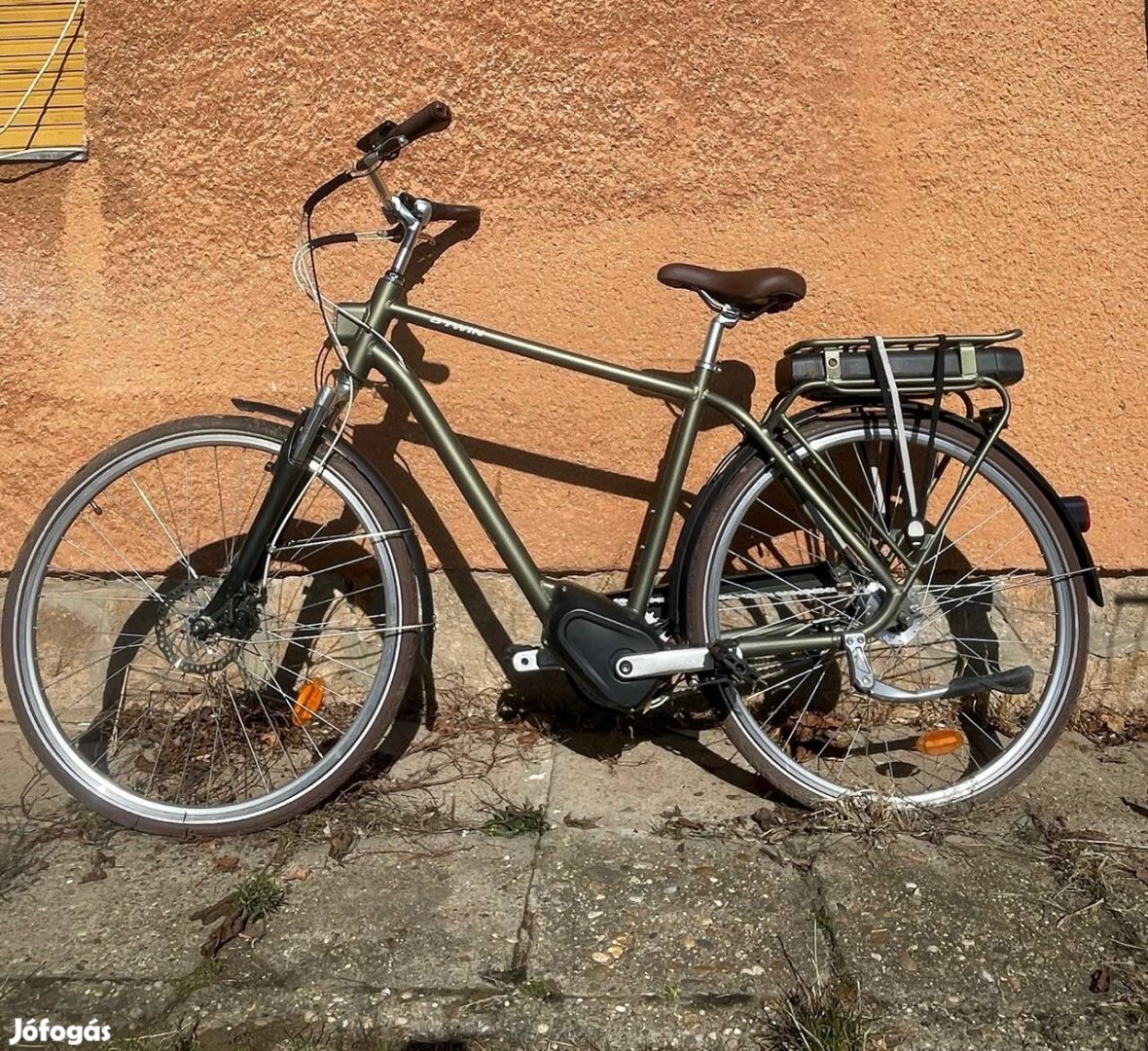 Btwin Elops 920 E Elektromos Városi 28" férfi vázas kerékpár Eladó