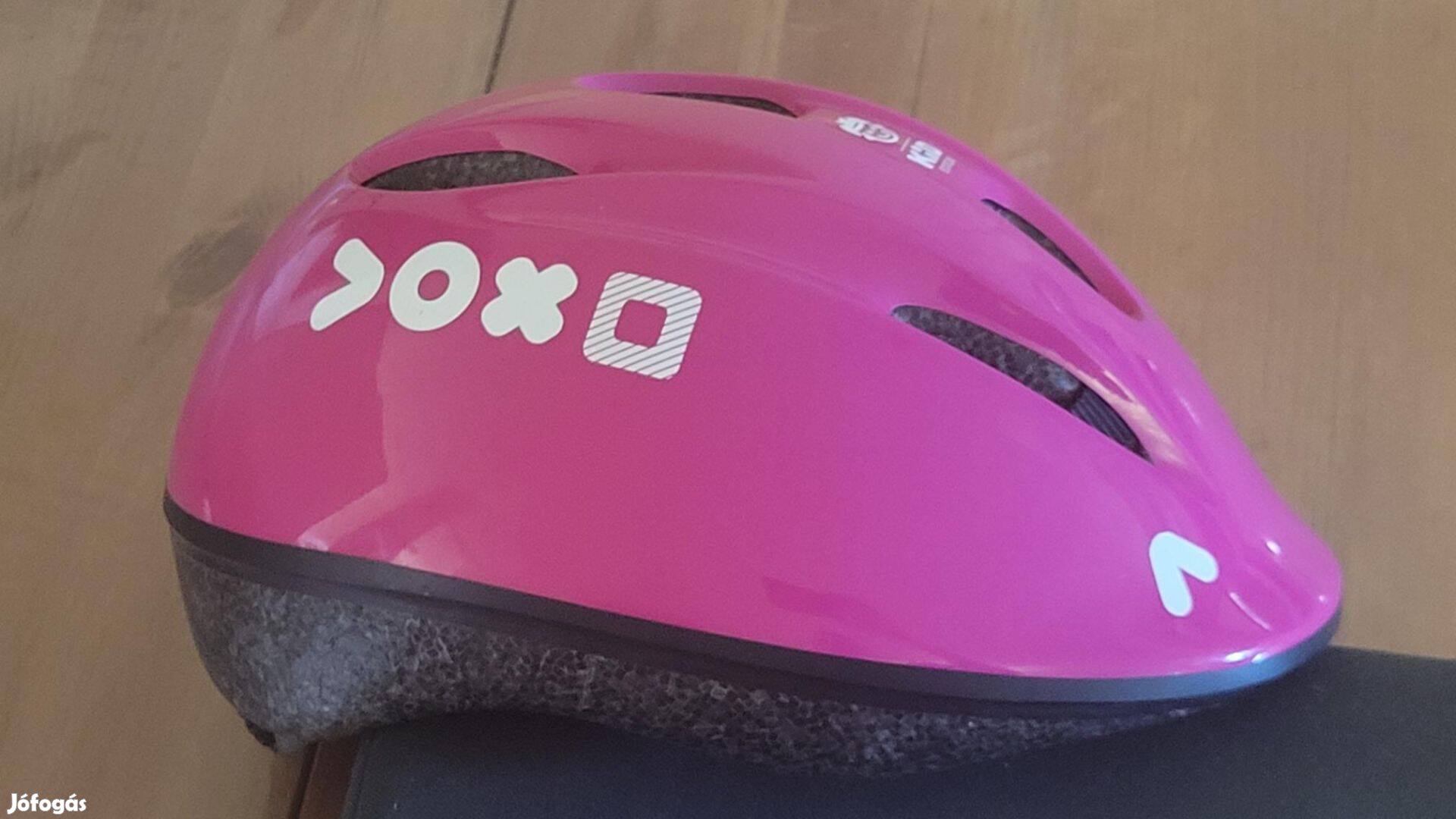 Btwin KH300 Pink/rózsaszín gyerek bukósisak lány