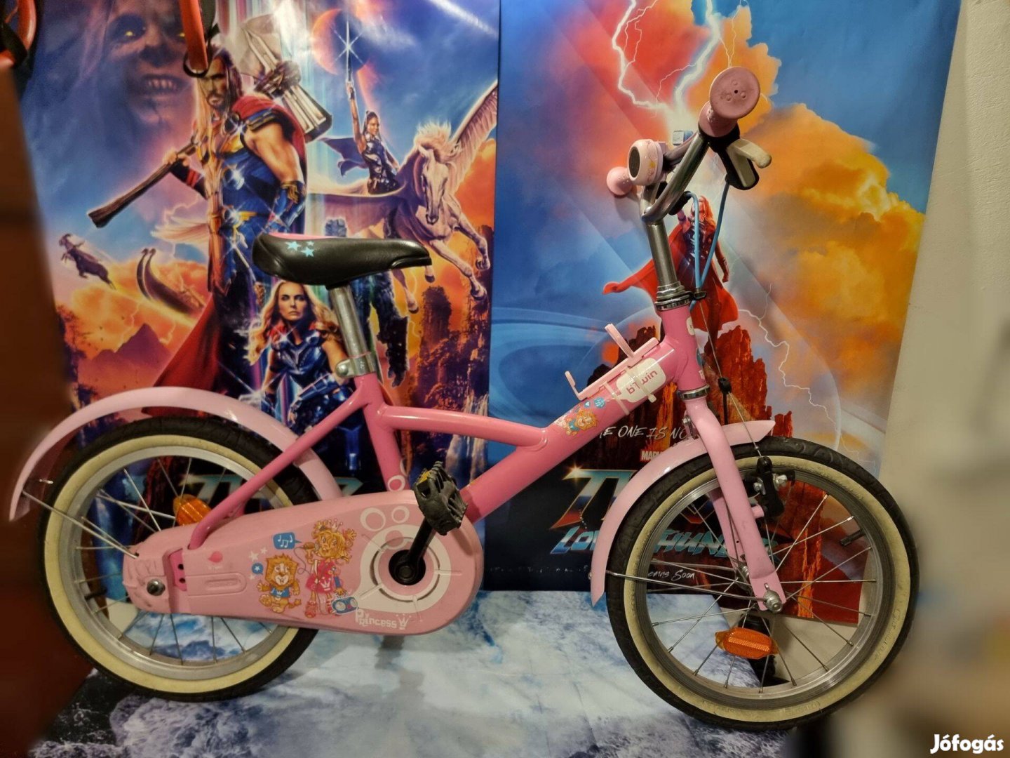 Btwin Princess 16" - os kerékpár + bukósisak