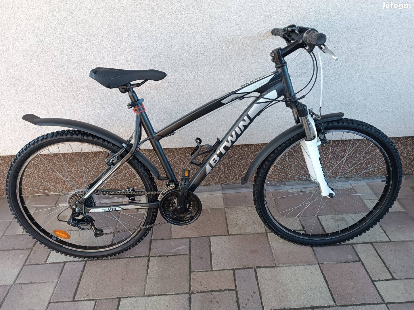 Btwin Rockrider 340 Alu 26" gyerek kerékpár bicikli M +akkus lámpa