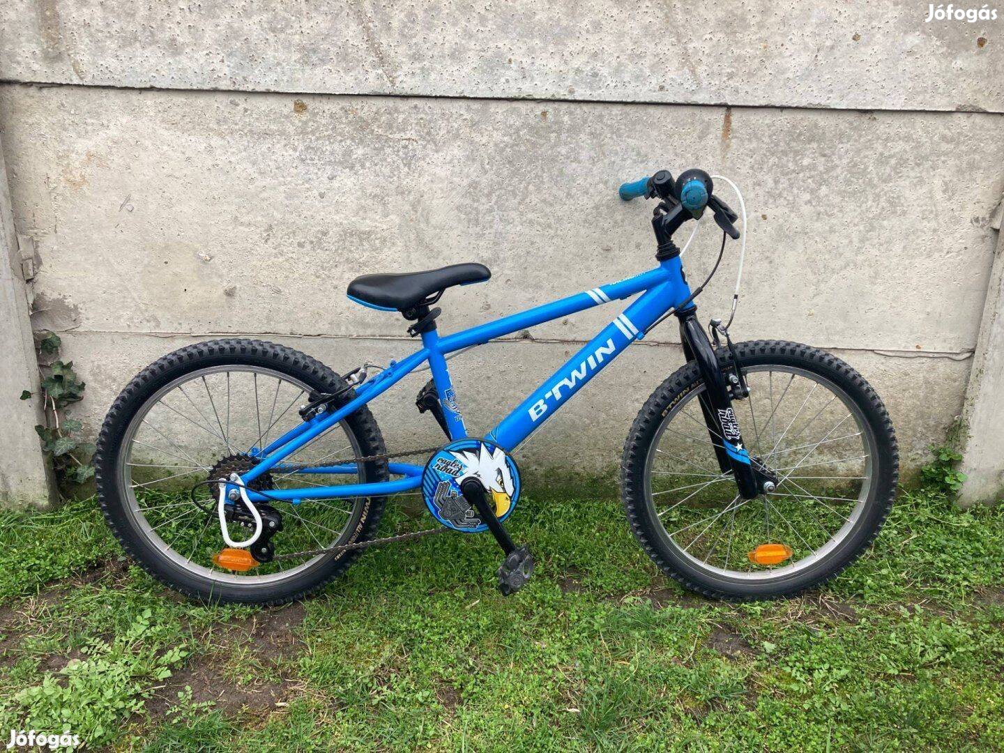 Btwin gyermek kerékpár 20-as, Decathlon-os