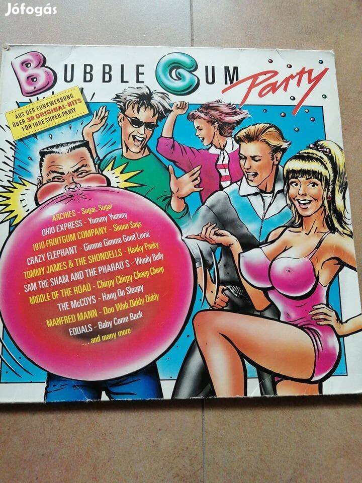 Bubble Gum Party album bakelit lemez