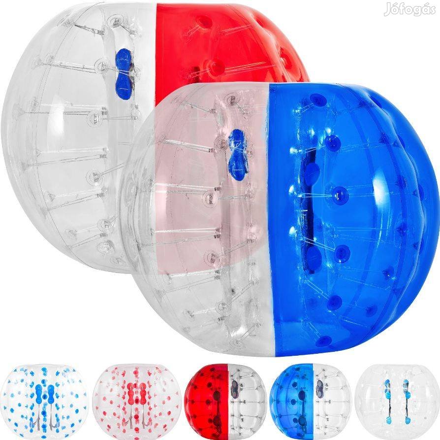 Bubifoci buborék futball felfújható 2 darab pumpa nélkül szórakozás új