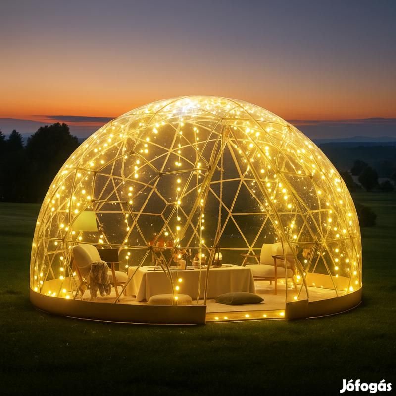 Buboréksátor, kerti iglu gömbsátor 290 cm 2-4 személyes