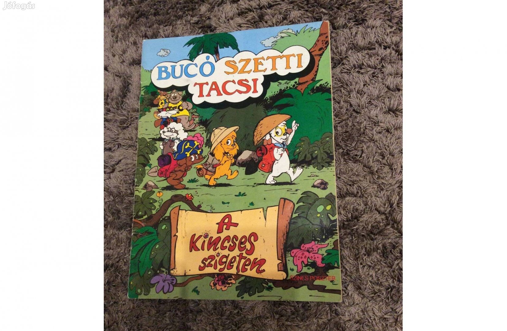 Bucó Szetti Tacsi A kincses szigeten Táltos GM kiadó 1986