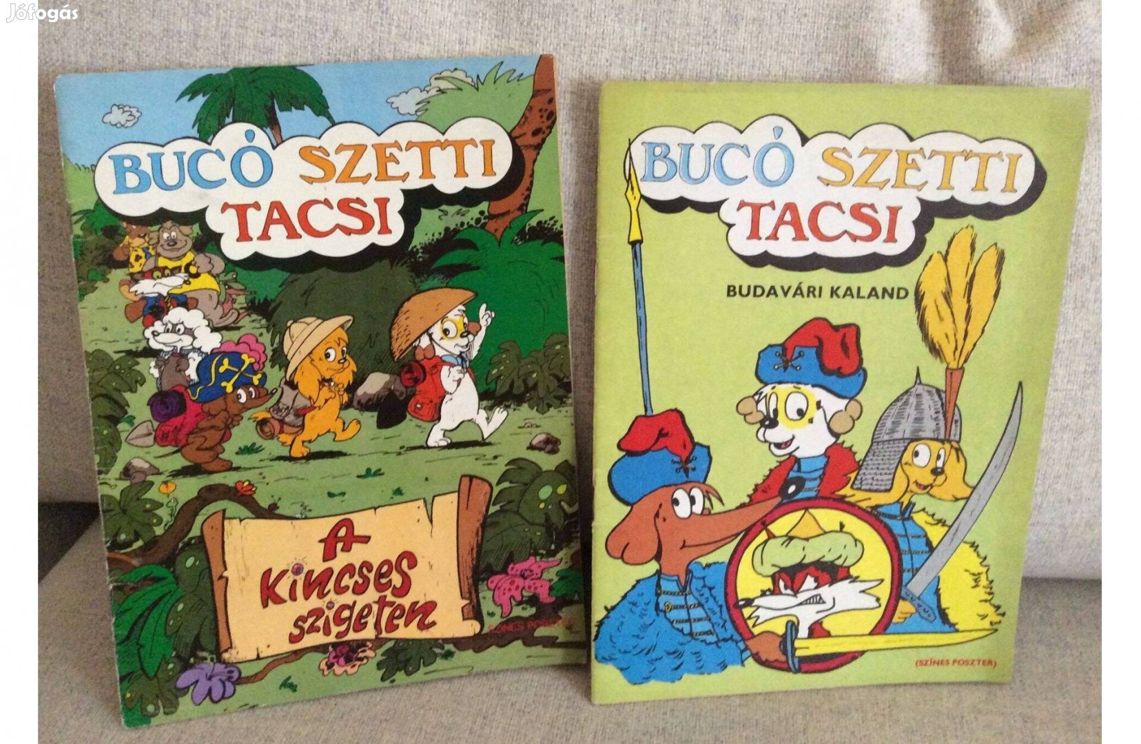 Bucó Szetti Tacsi Budavári kaland 1988 Táltos kiadó 2500/db