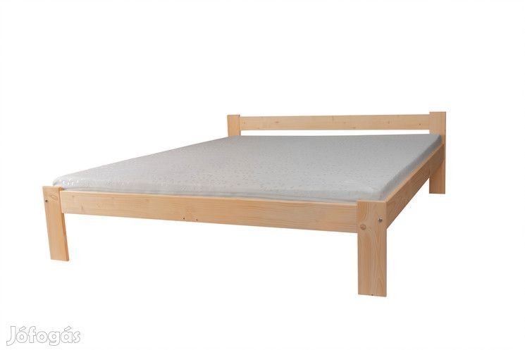Bucsim II New lakkozott fenyő ágykeret 160x200 ágyráccsal, MoonLight