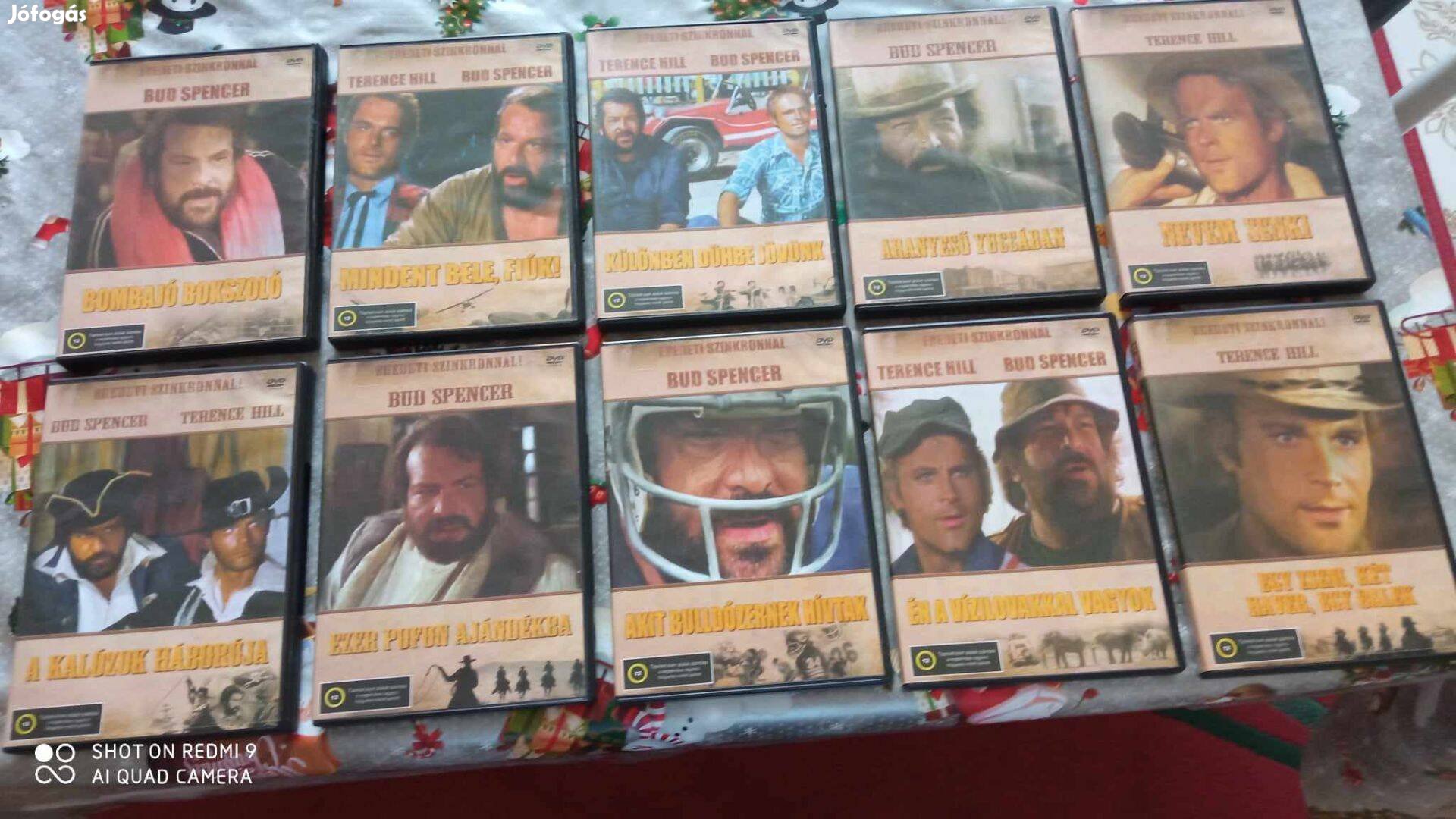 Bud Spencer eredeti filmkészlet eladó (10 db-os)