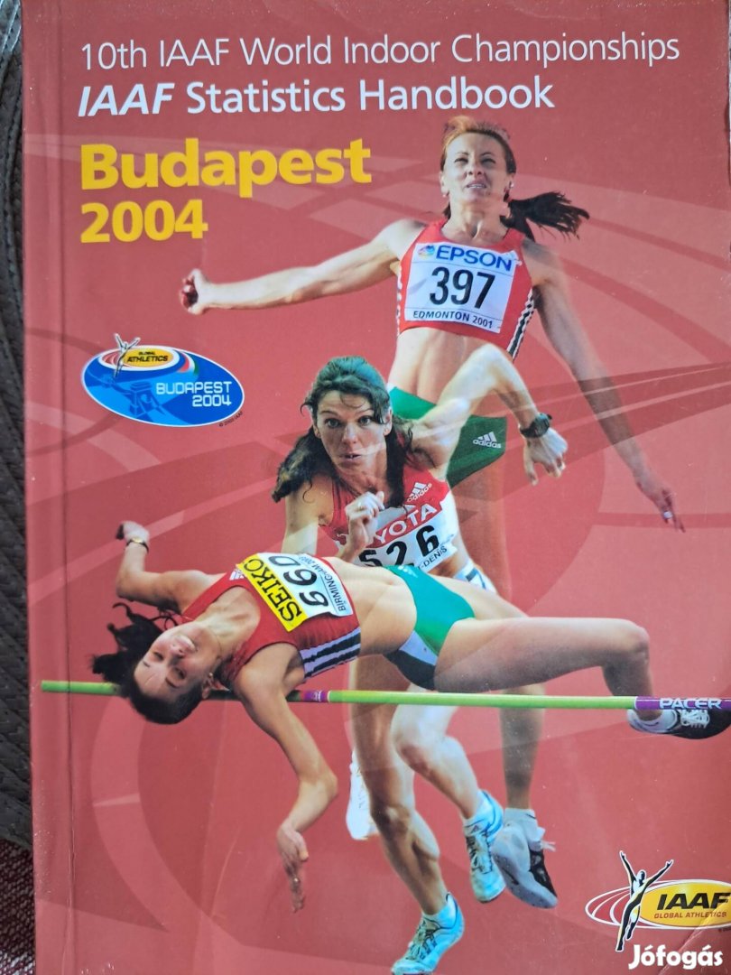 Budapest 2004-Es IAAF Statistics Handbook.