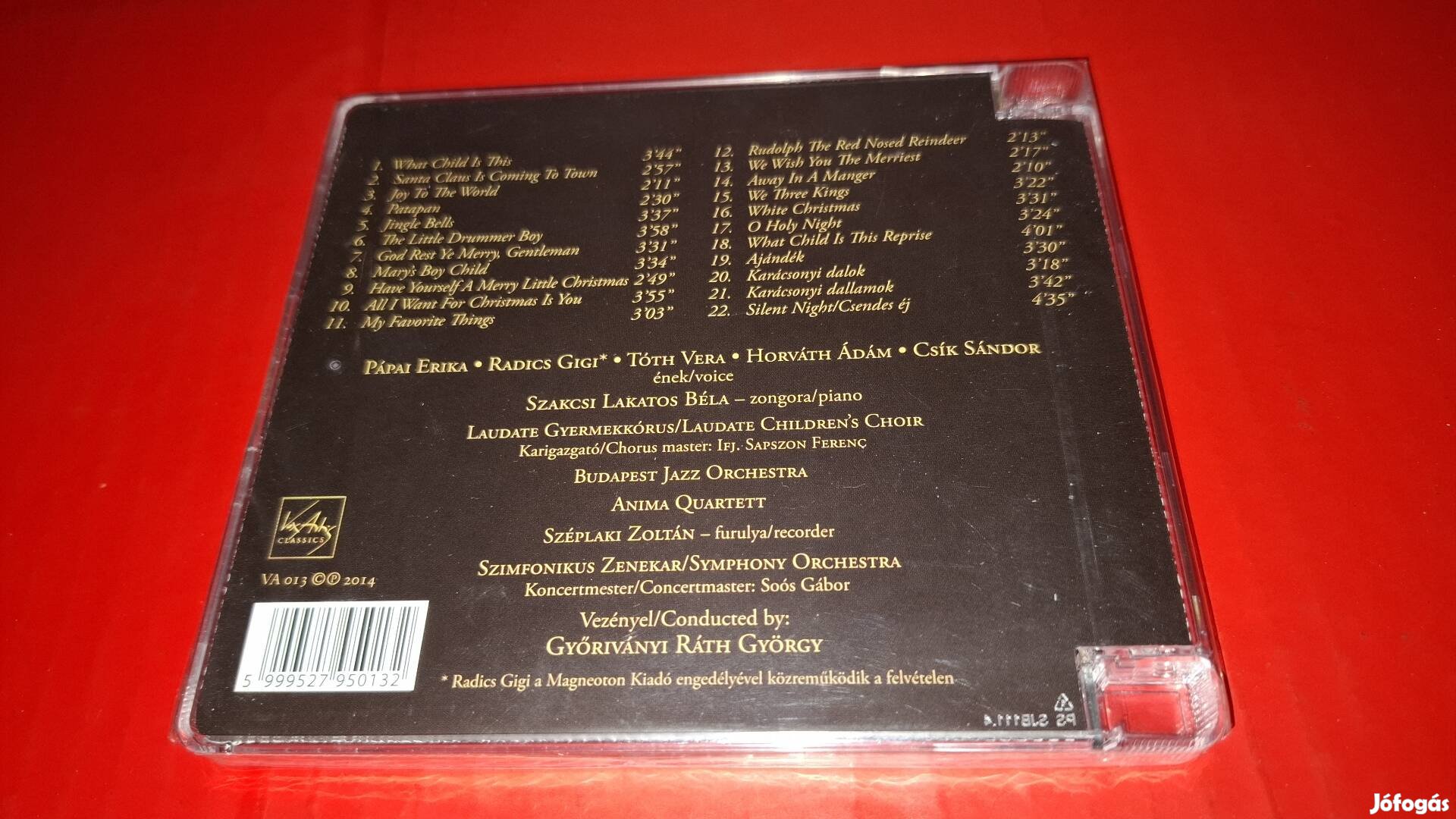 Budapest Jazz Orchestra Christmas Cd 2014 Új