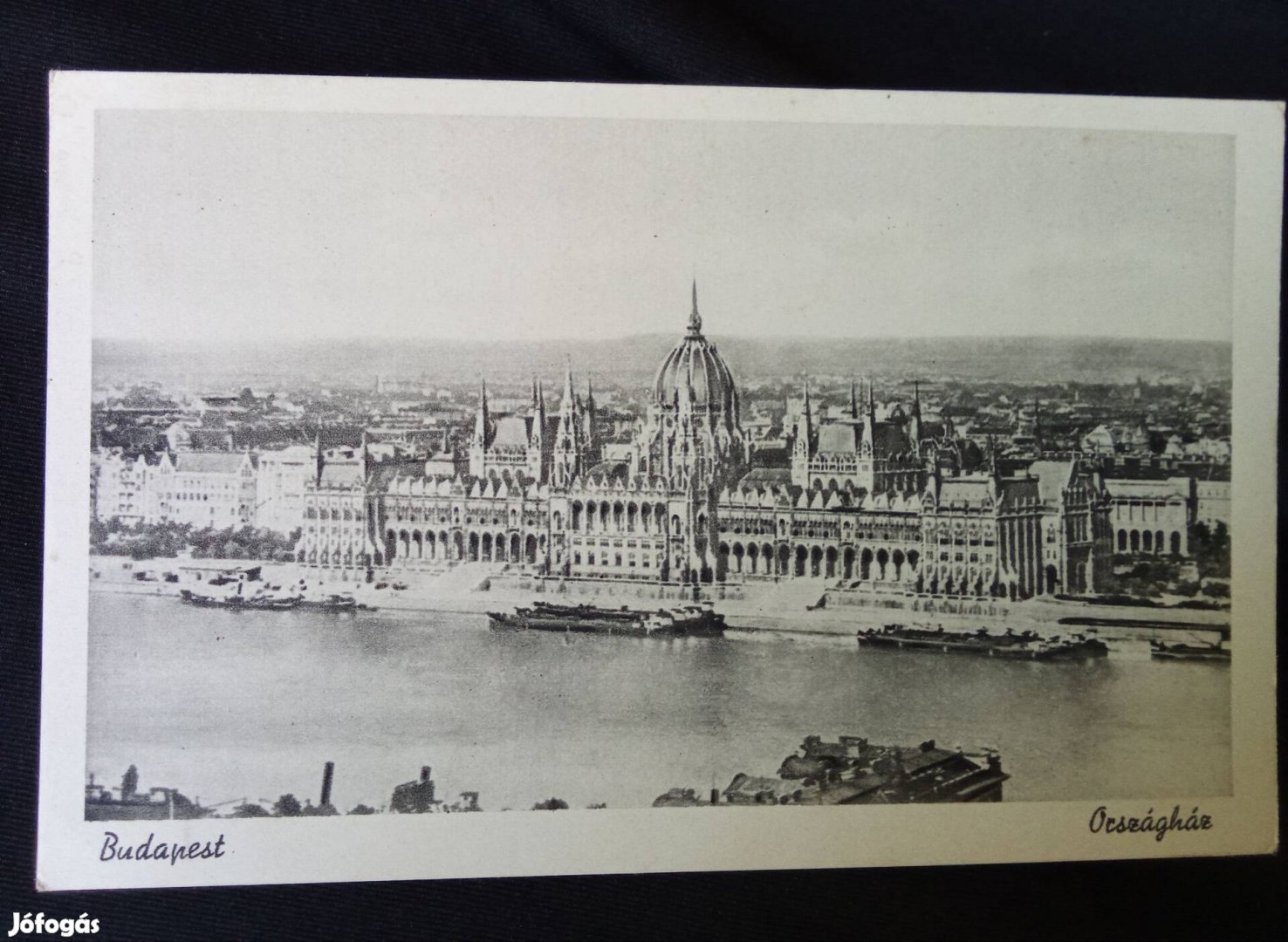 Budapest Országház postatiszta képeslap 1941