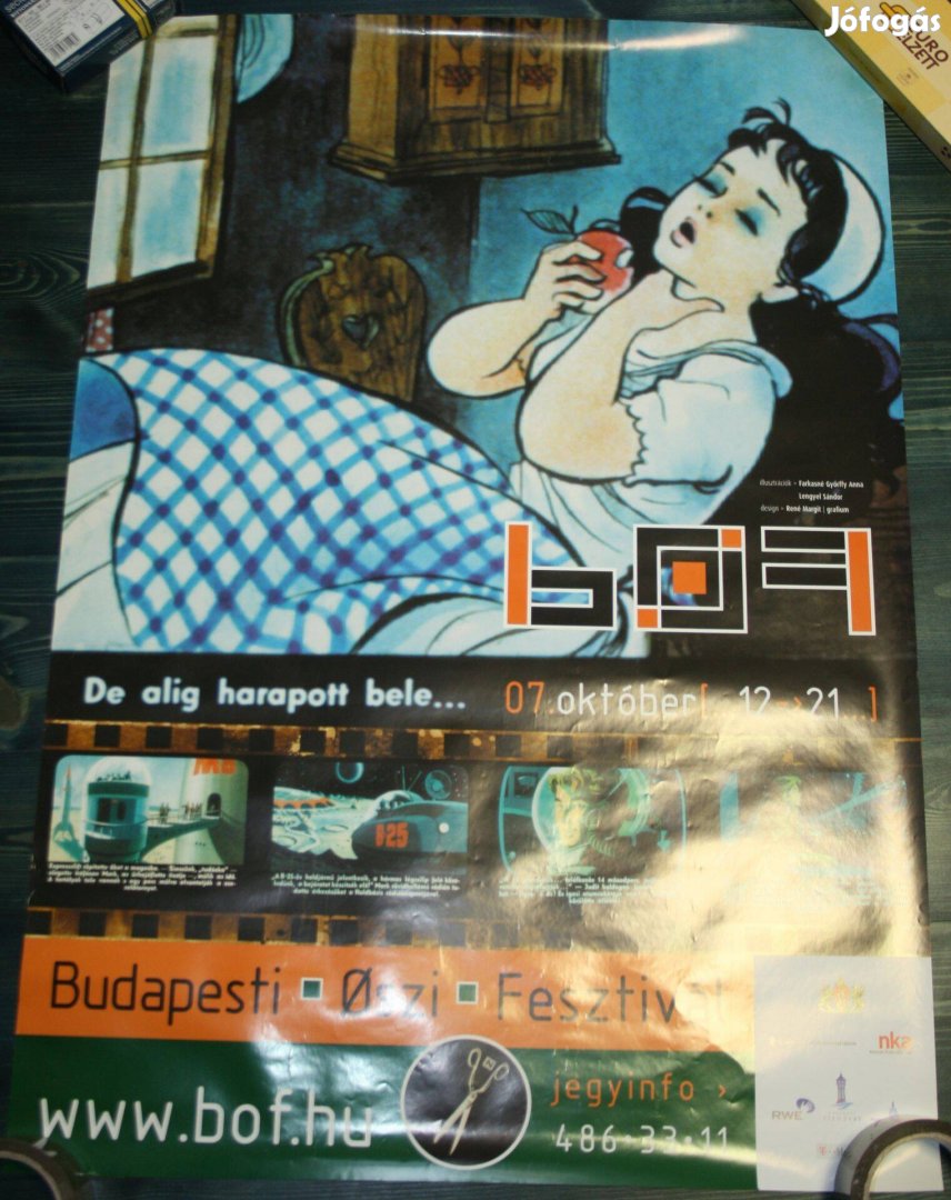 Budapest Őszi Fesztivál BOF Plakát 84x60 cm