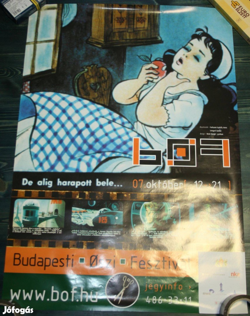 Budapest Őszi Fesztivál BOF Plakát 84x60 cm