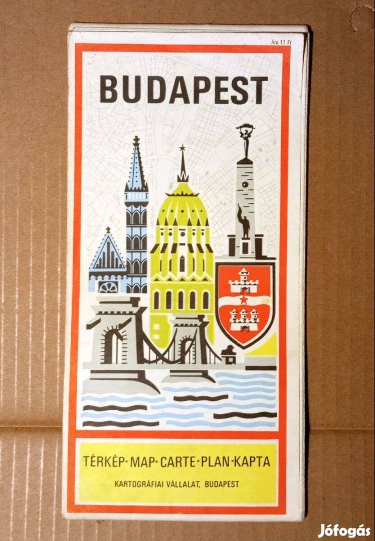 Budapest (térkép) 1975 (13.kiadás)