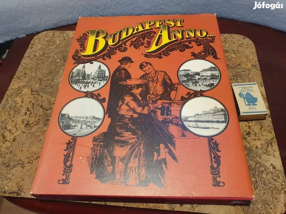 Budapest anno. gazdagon illusztrált könyv retro 1979