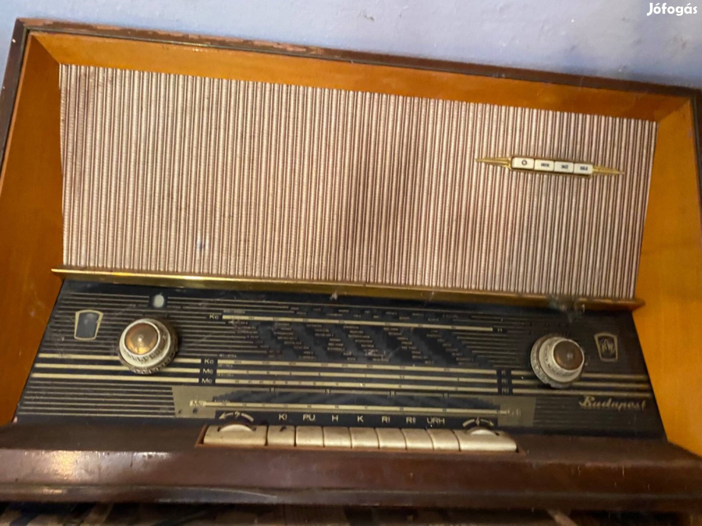 Budapest antik rádió, szép állapotban