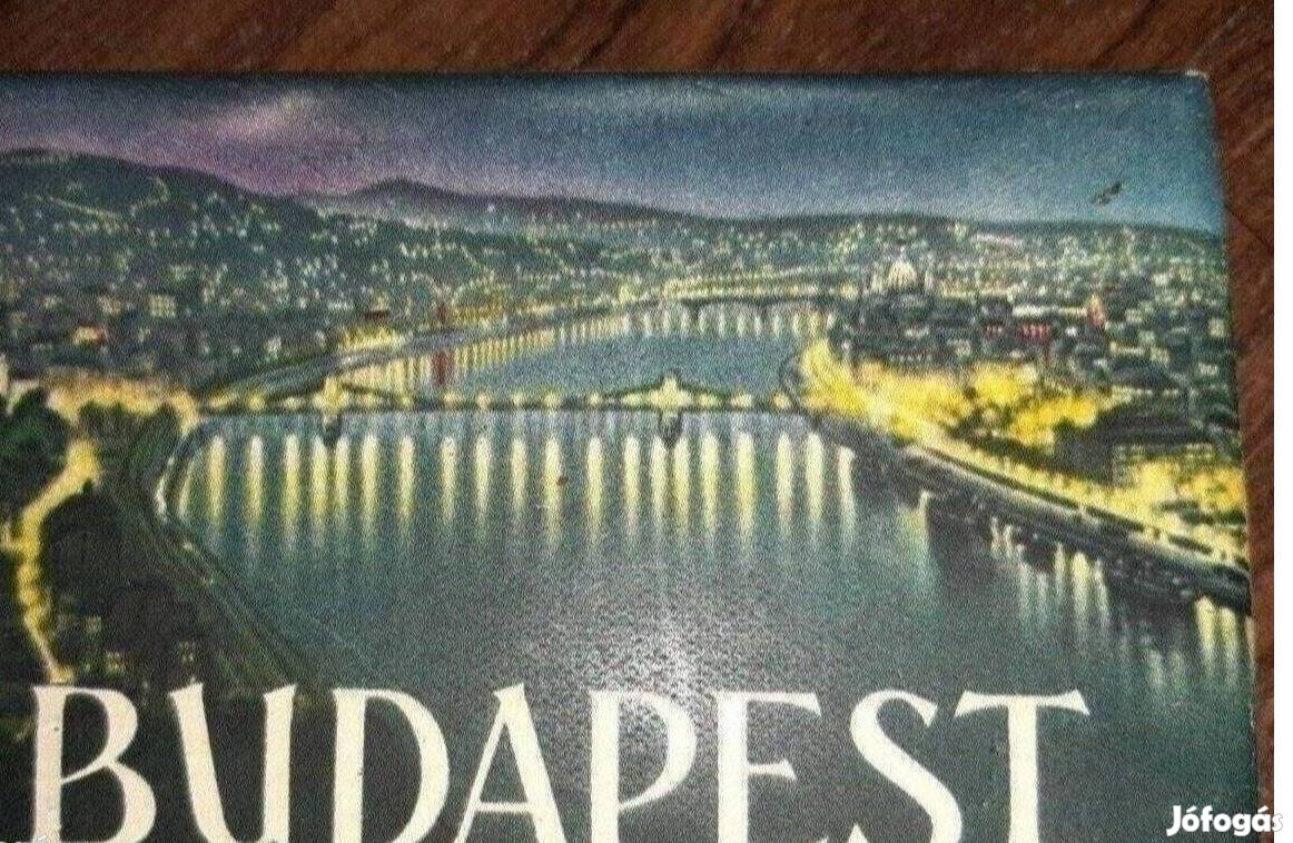 Budapest cigarettás papír doboz