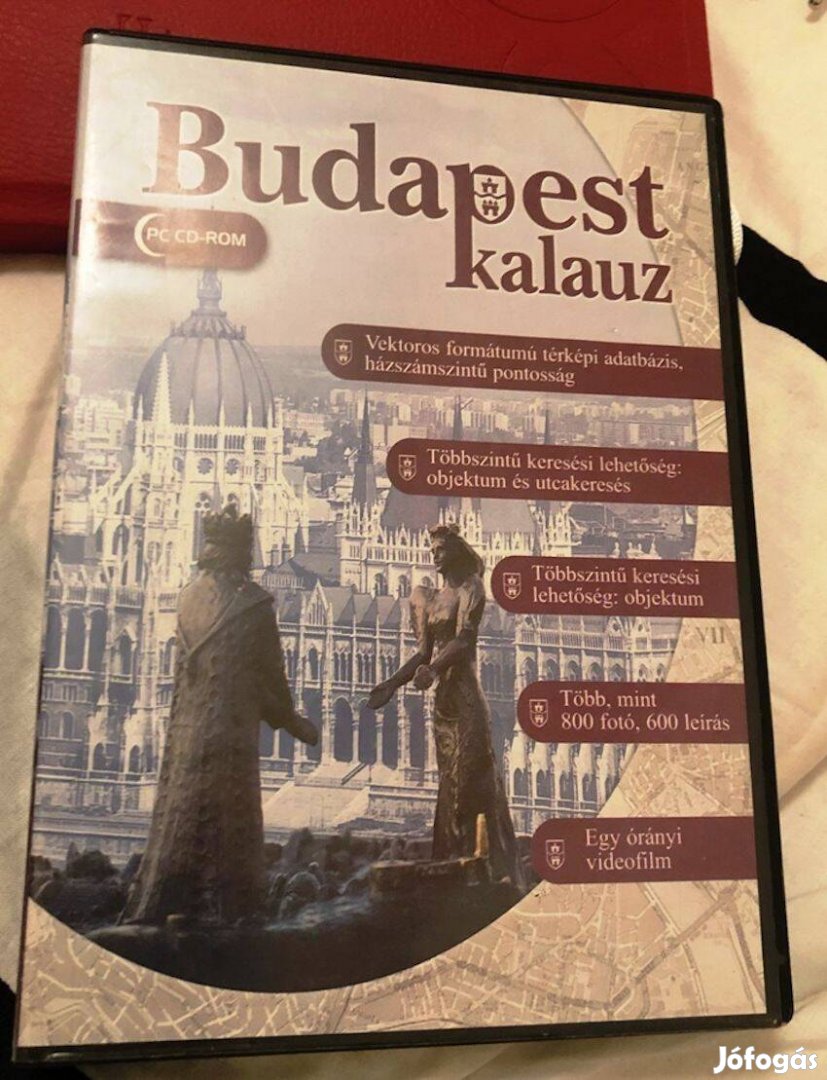 Budapest kalauz és 6 nyelvű Európa szótár CD-n