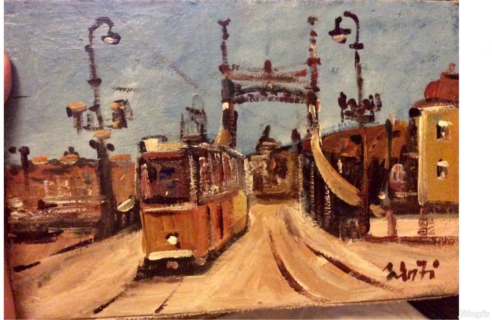 Budapest részlet - festmény