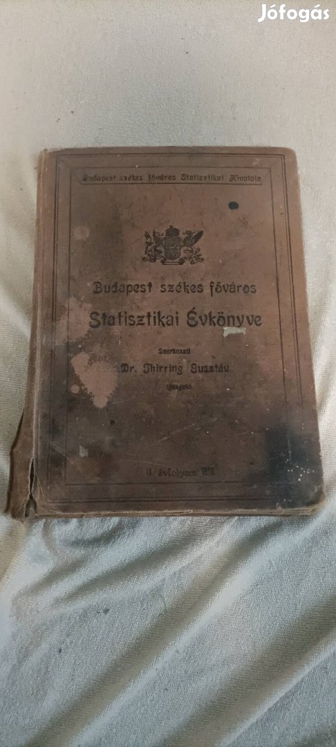 Budapest székes főváros statisztikai évkönyve 1906