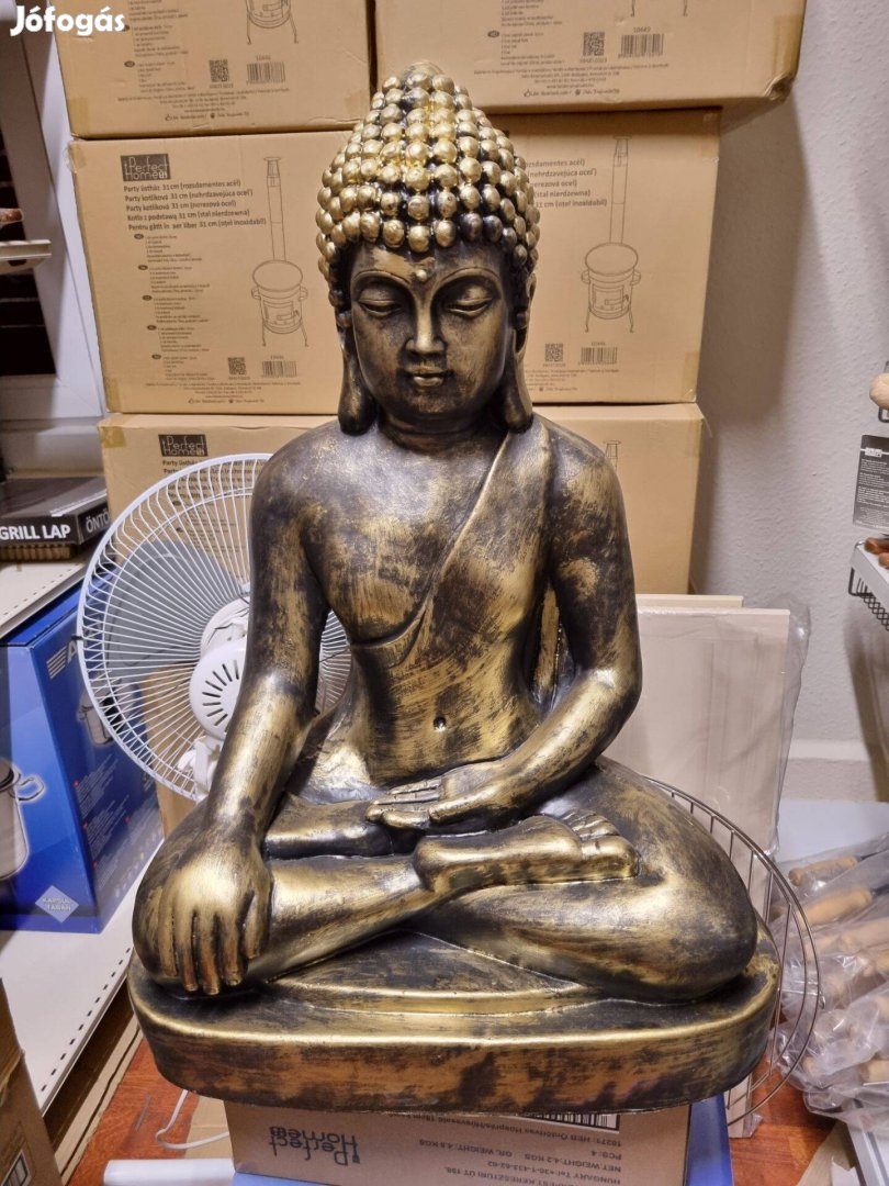 Buddha szobor 70cm magas ülő buddhaszobor jó áron eladó