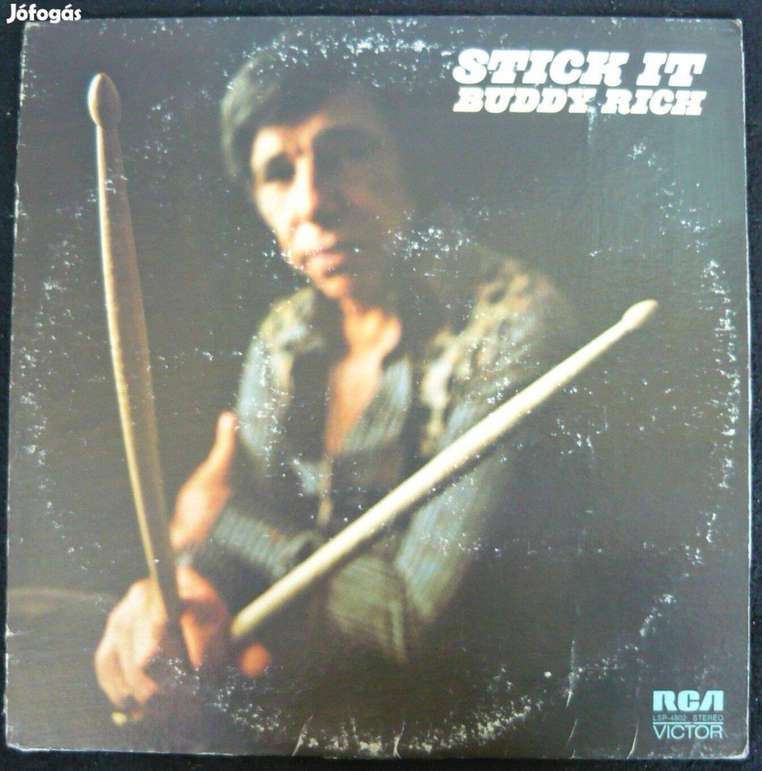 Buddy Rich: Stick it (1972, USA nyomású jazz drummer LP)