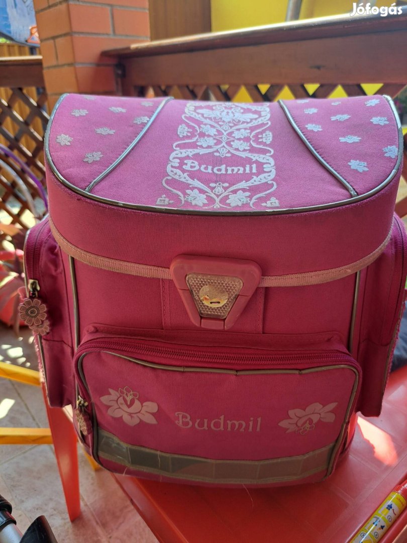 Budmil iskola táska rózsaszín
