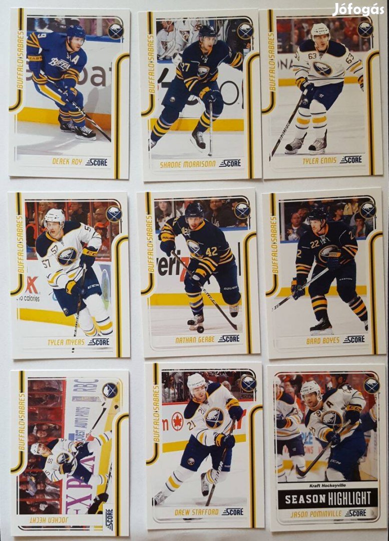 Buffalo Sabres NHL kártya Hawerchuk Sweeney Fuhr Draper